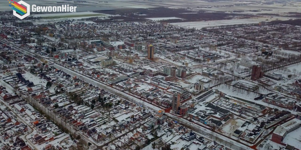 🎥 Sneeuwwit Stadskanaal vanuit de lucht [VIDEO]