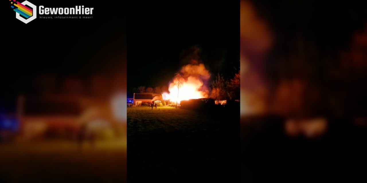 💥 Explosiegevaar bij brand in Valthermond! [VIDEO]
